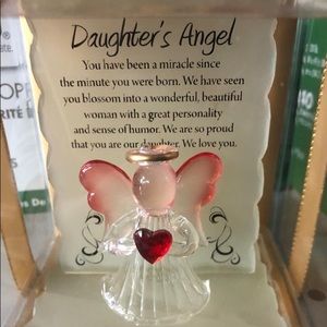 NWT Daughter’s Angel Glass Figurine - Gift for her